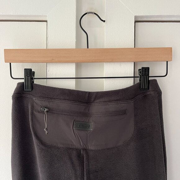 SKIMS Outdoor Fleece Flare Leg Sweatpants - Dark Grey - Size S - Picture 5 of 6